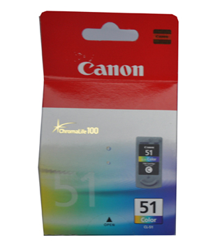 Genuine Canon Inkjet Cartridge CL-51 Color